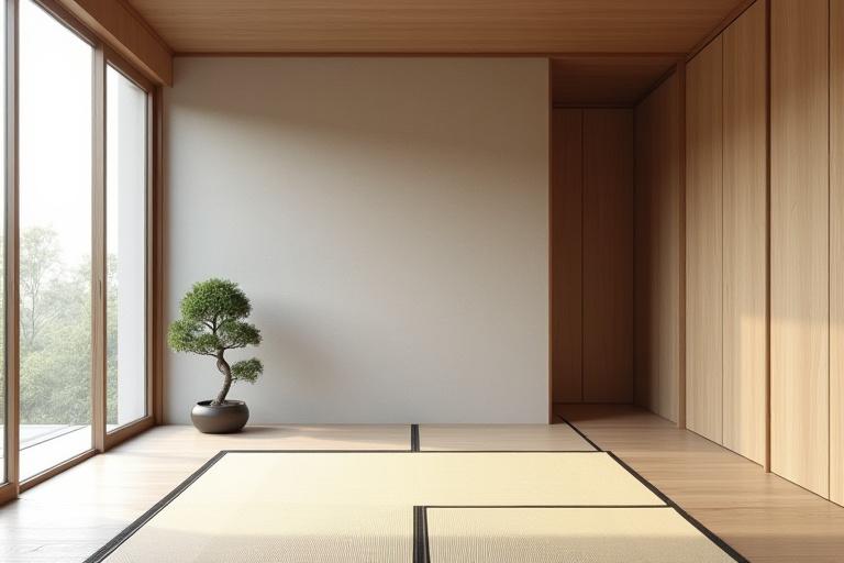 日本の伝統的な建築とモダンな内装デザインの融合